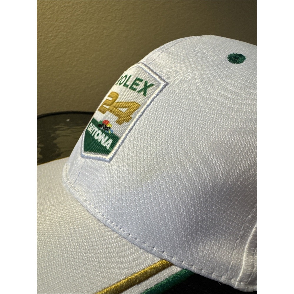 Rolex 24 At Daytona white adjustable baseball cap Promo Hat From Speedway 2 - Picture 4 of 12